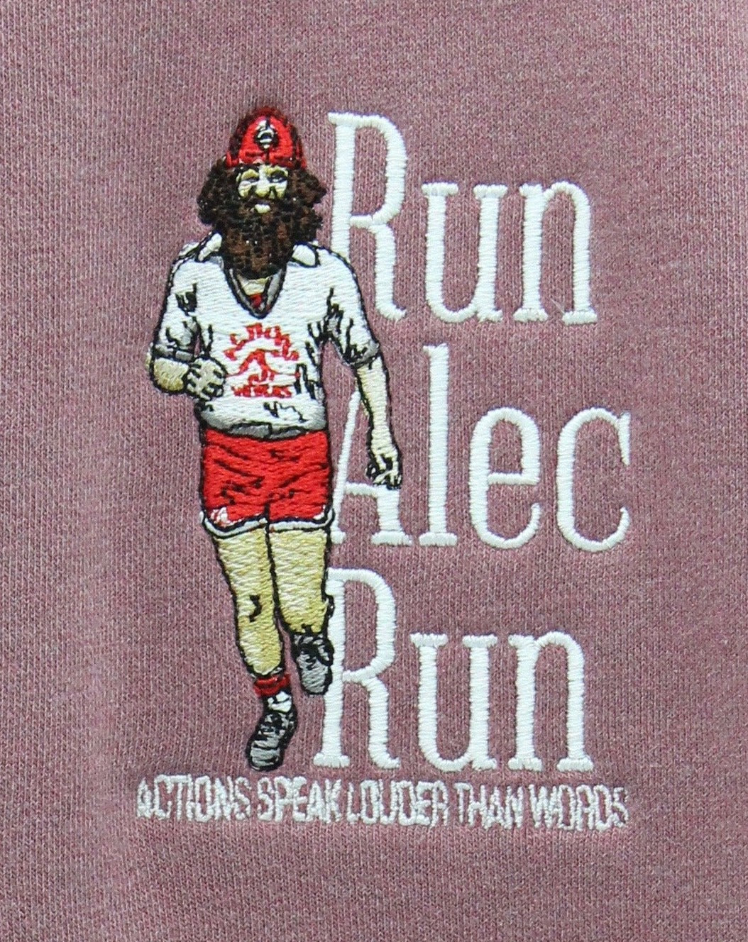 Run Alec Run! ~ Maroon Crewneck